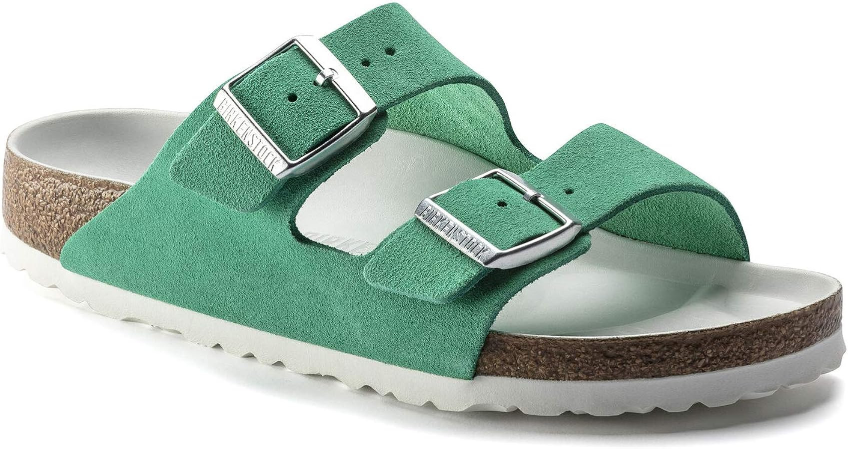 Birkenstock Womens Arizona Hex Green Suede 37 (US Women's 6-6.5) Narrow | Amazon (US)