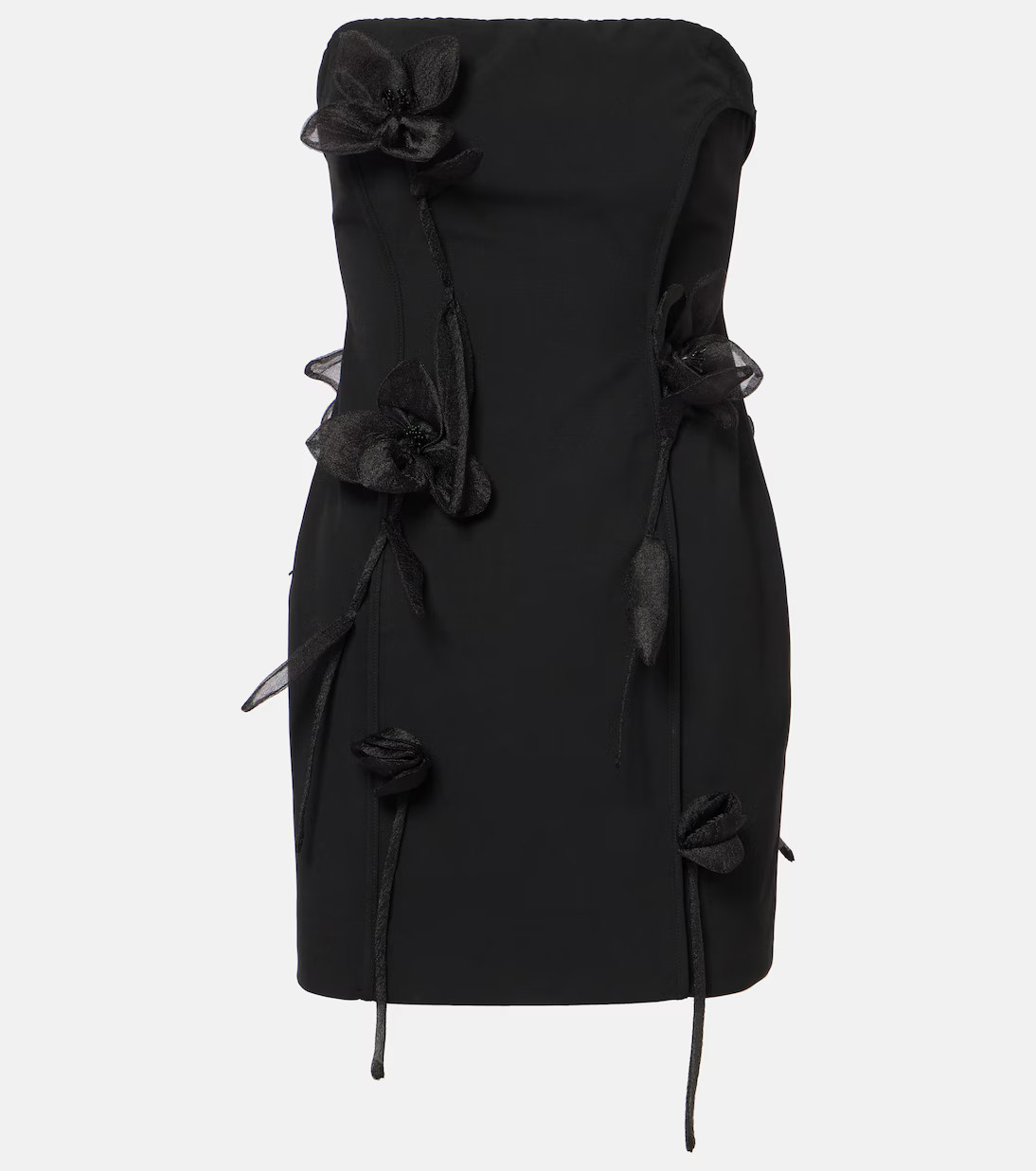 Rose-appliqué minidress | Mytheresa (US/CA)