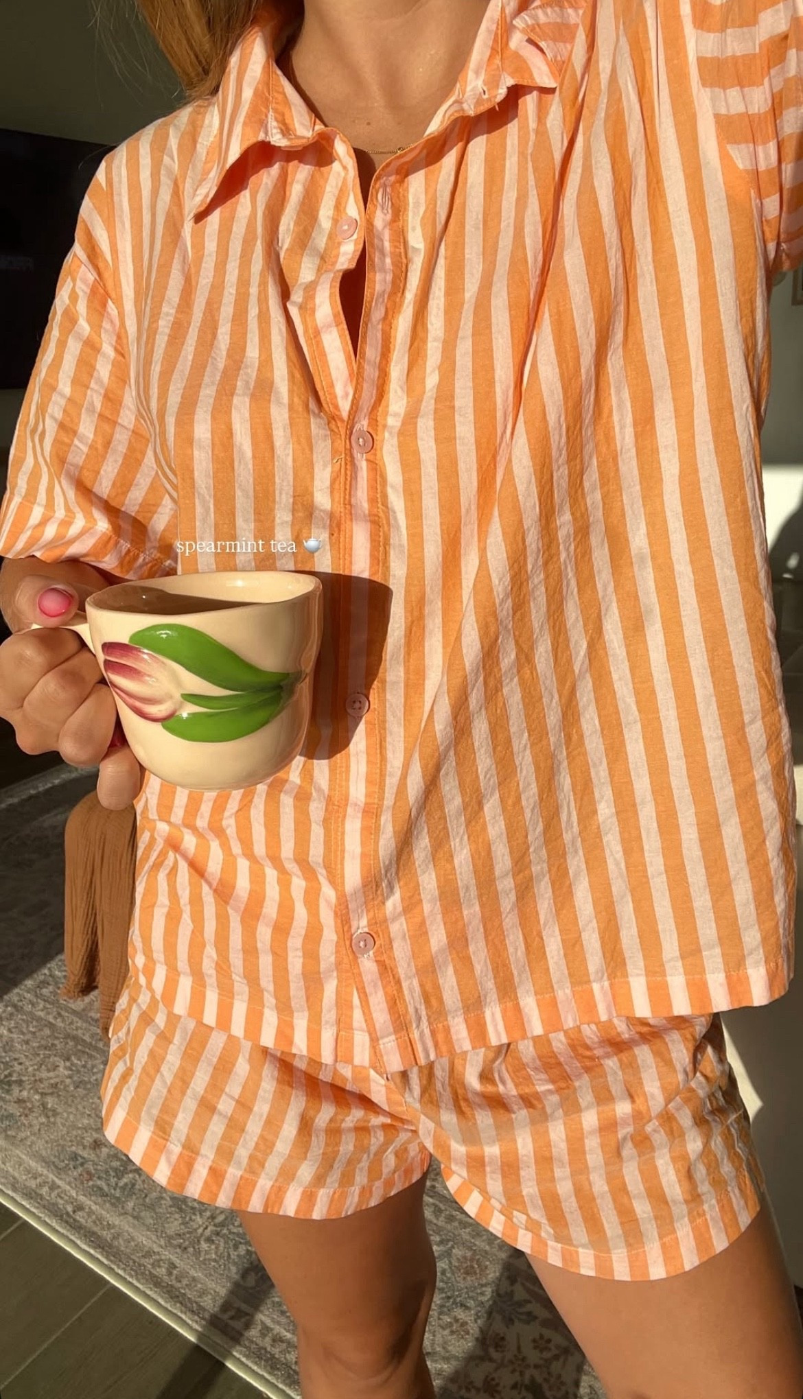 slow morning in my pjs drinking spearmint tea 🫖 

#LTKFindsUnder50 #LTKStyleTip #LTKHome