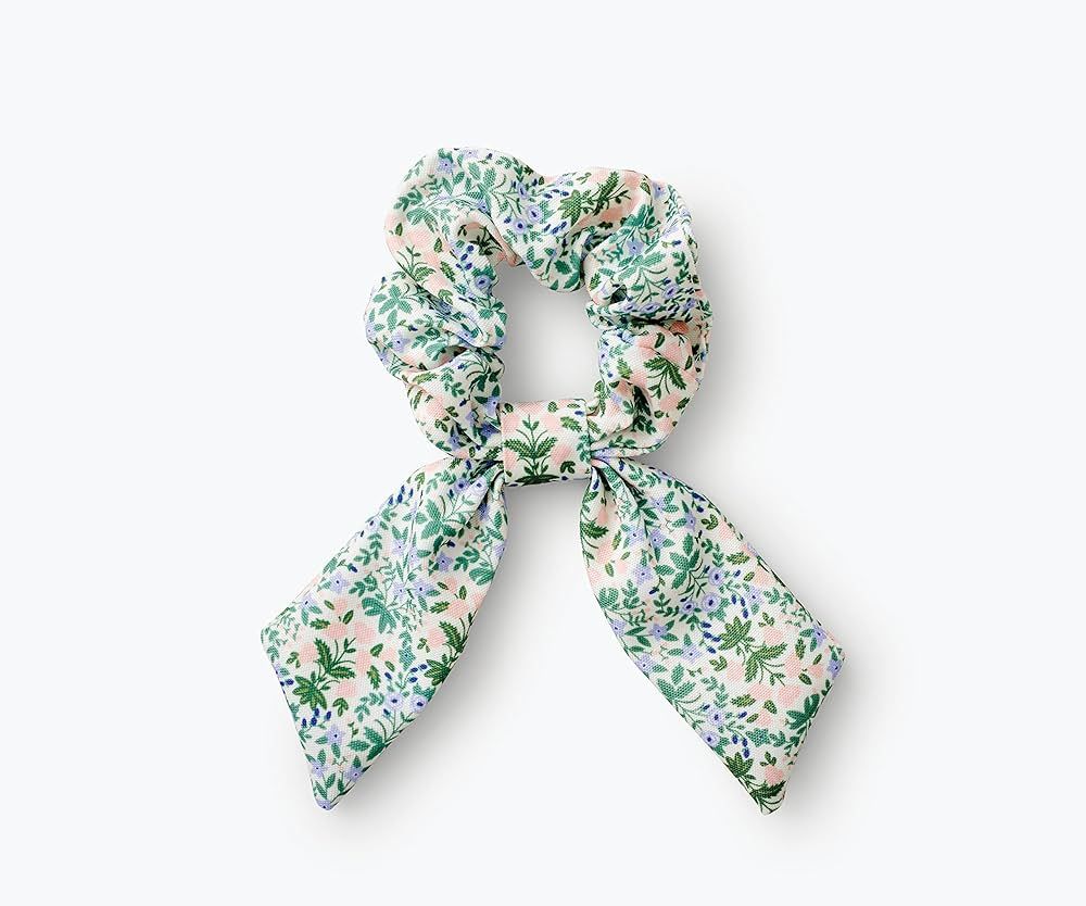 Rifle Paper Co. Lottie Scrunchie, 100% Polyester, Digitally Printed, 3.5" Diameter, Scarf Tie for... | Amazon (US)