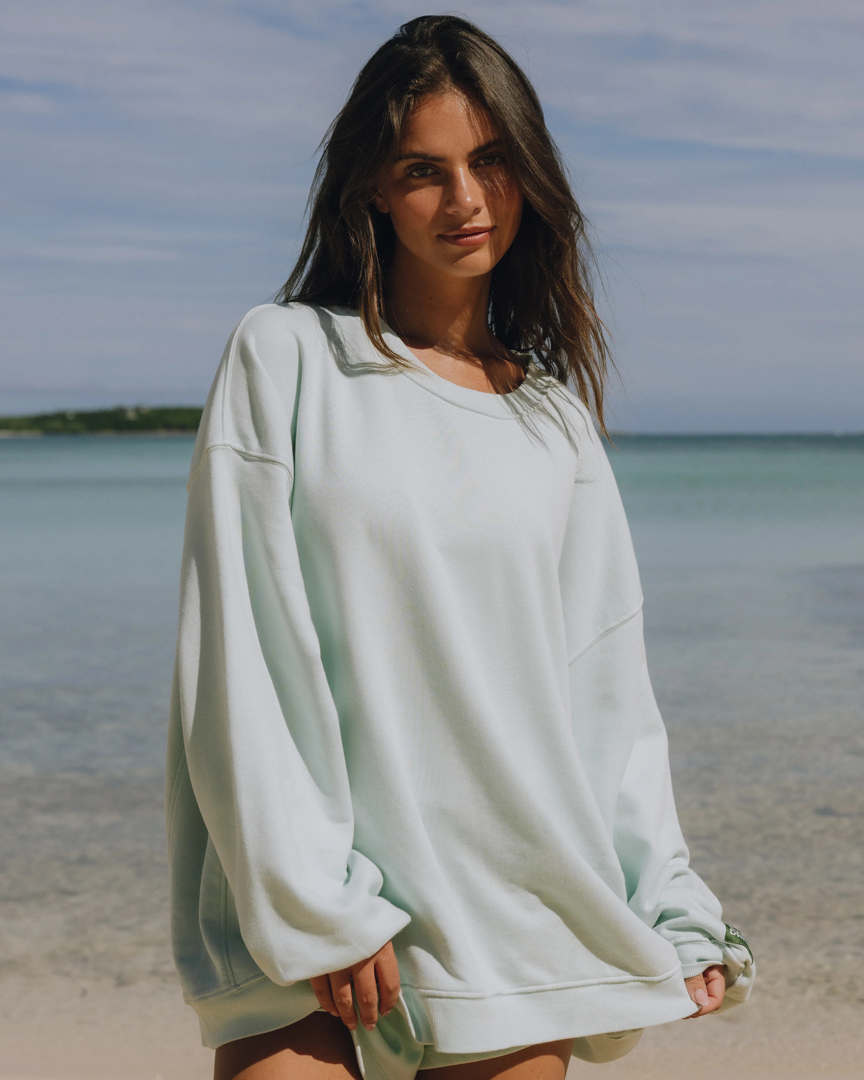 Unisex Oversized Crew - Lake Day | Daily Drills LLC