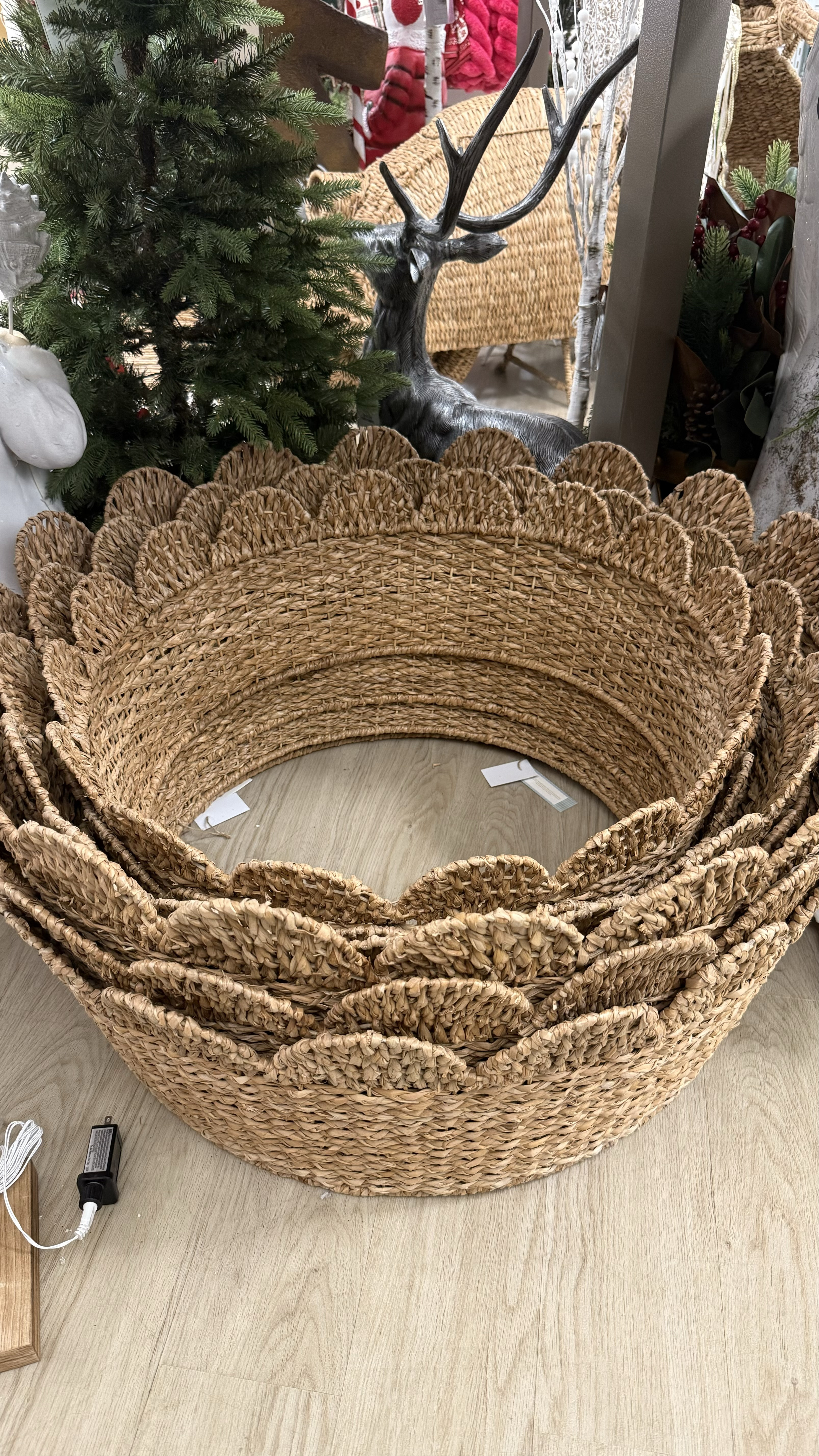 Scalloped tree collars #scallop #scalloped #treecollar #rattantreecollar #wickertreecollar #treeskirt #christmastree #christmas #christmasdecor #christmastreecollar

#LTKFindsUnder50 #LTKHoliday #LTKFindsUnder100