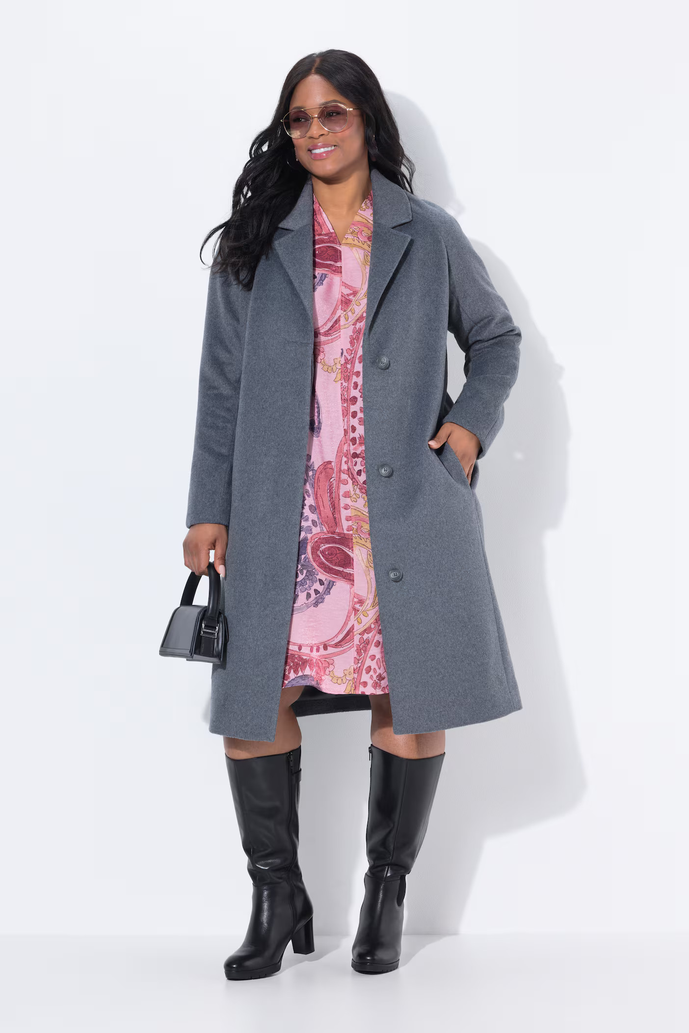 Cobbler Stitch Coat | Ulla Popken - US