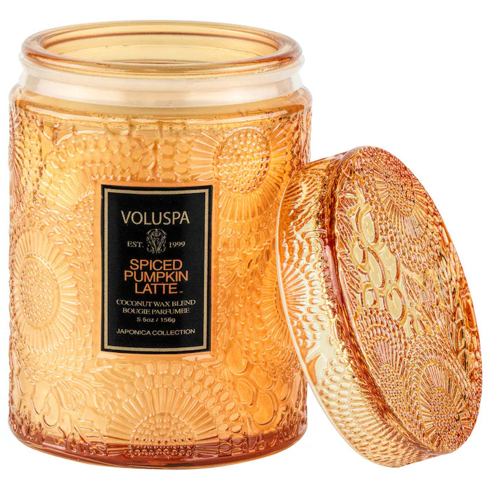 Mini Spiced Pumpkin Latte Glass Candle | Sephora (US)