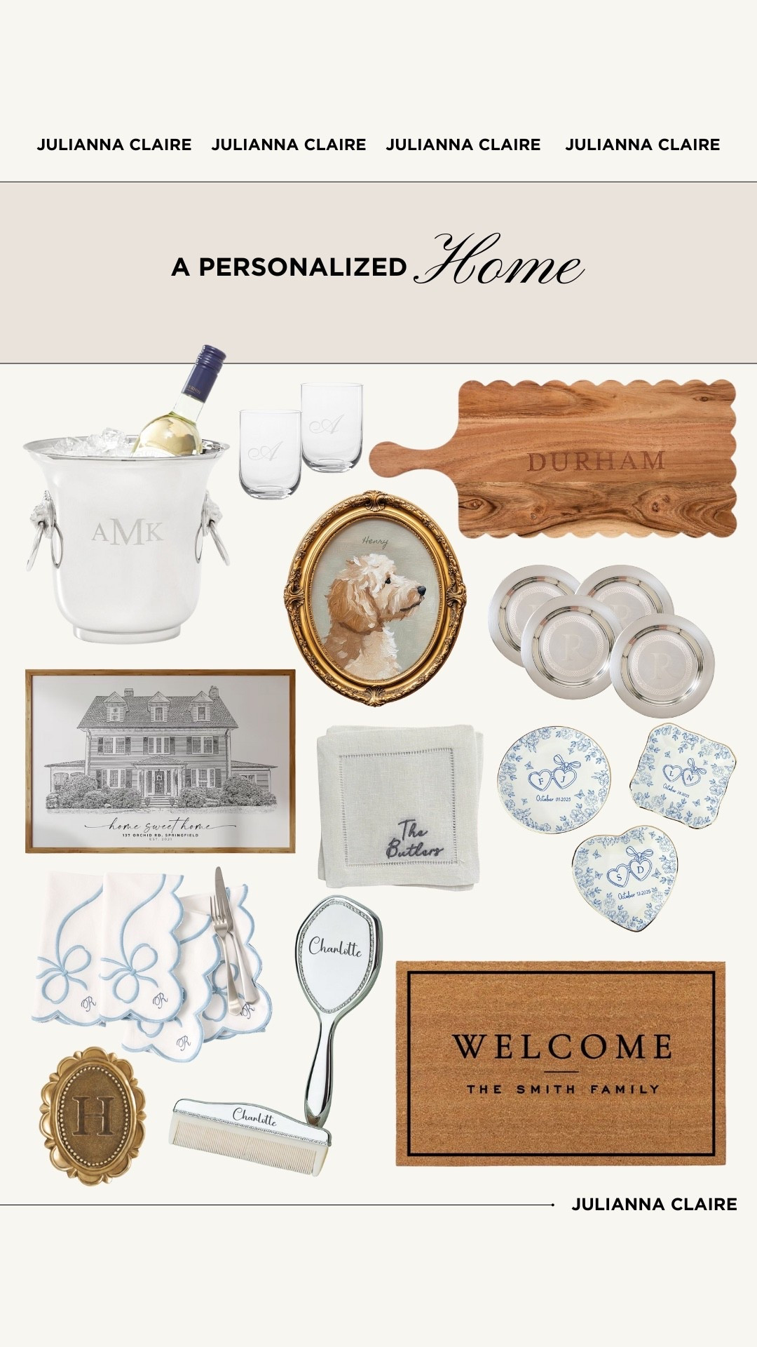 Personalized home decor finds! 

#LTKHome