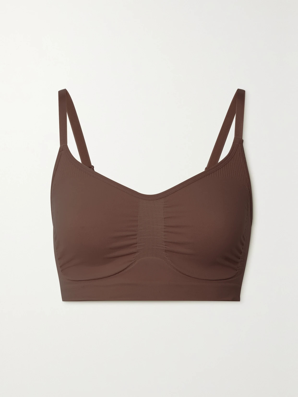 Skims - Seamless Sculpt Sculpting Bra - Cocoa | NET-A-PORTER (UK & EU)