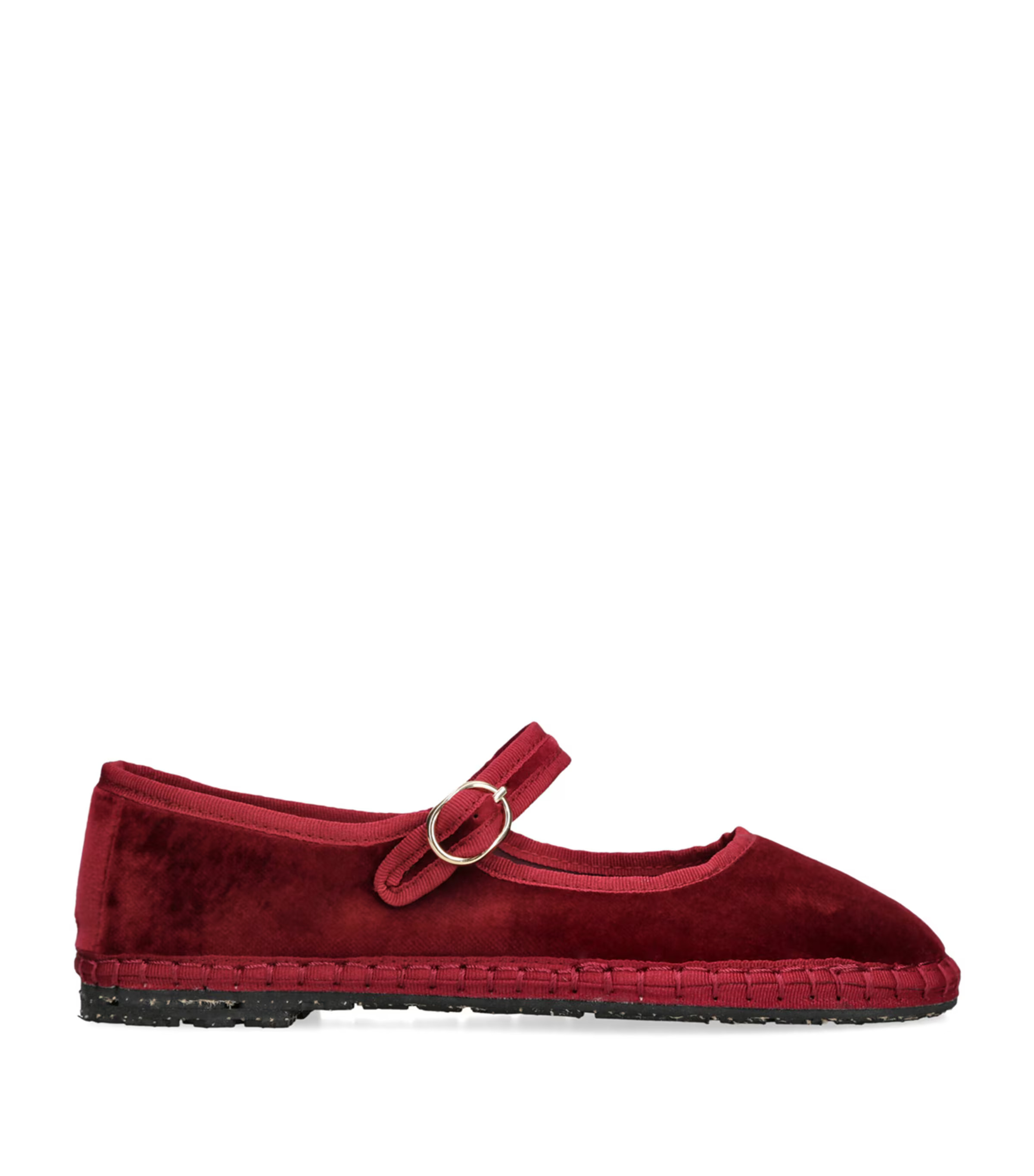 Burgundy Velvet Lucrecia Mary Janes | Harrods