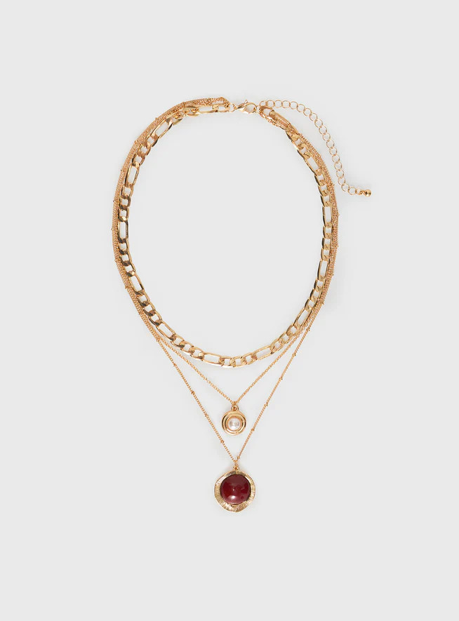 Irulan Necklace Gold | Princess Polly US