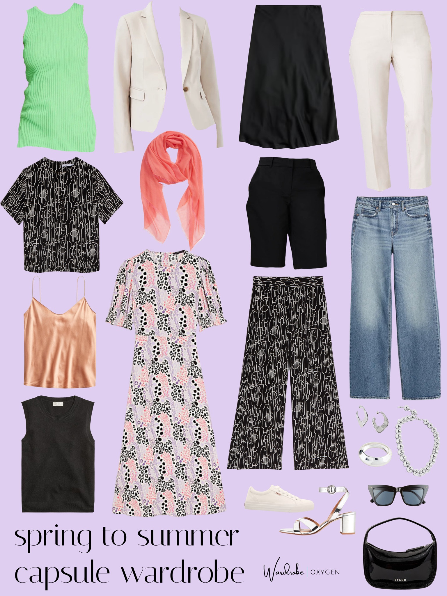 Work friendly spring to summer capsule wardrobe with color and pattern 

#LTKworkwear #LTKFind #LTKstyletip