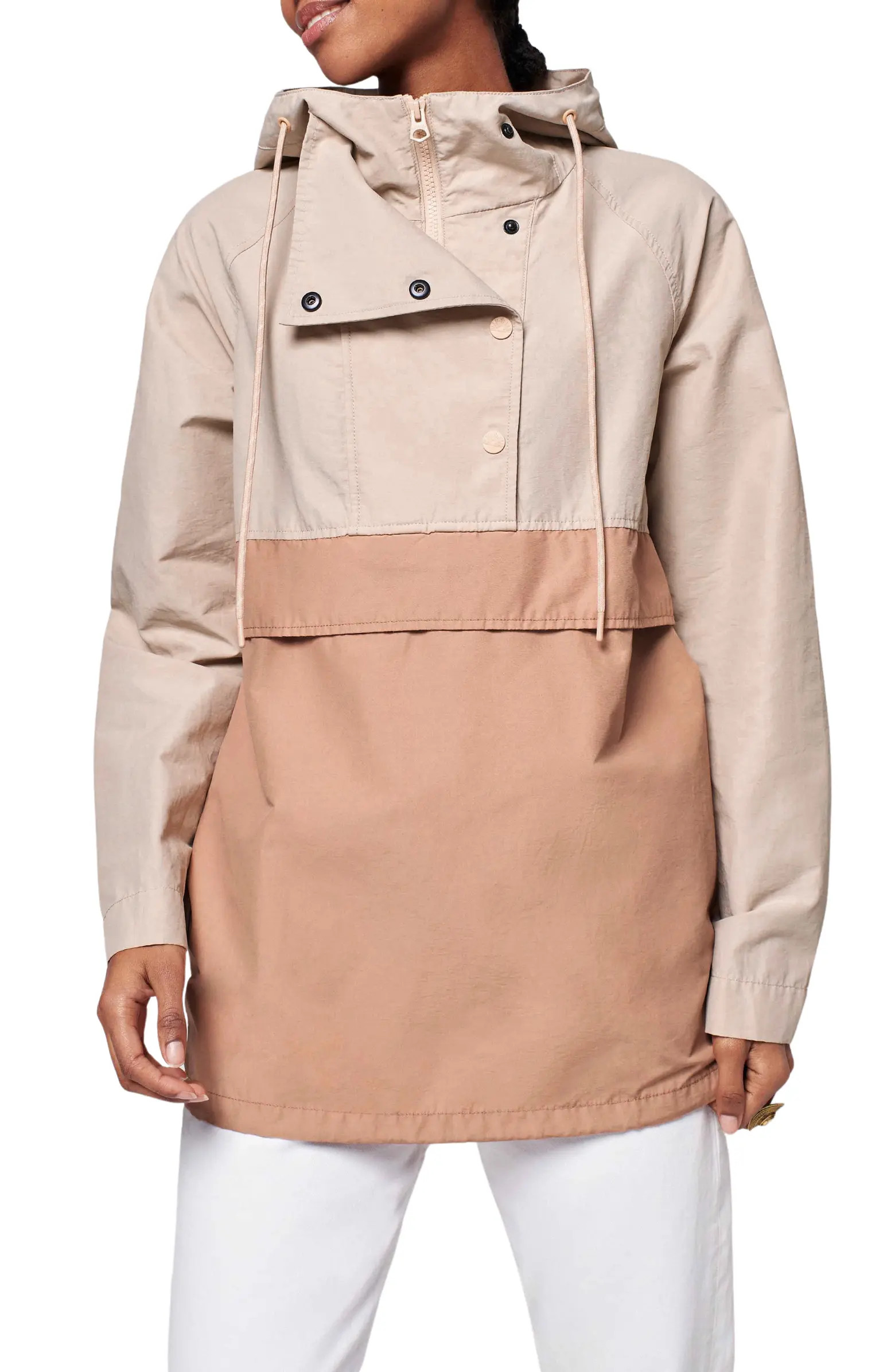 Day Trek Organic Cotton Blend Anorak | Nordstrom