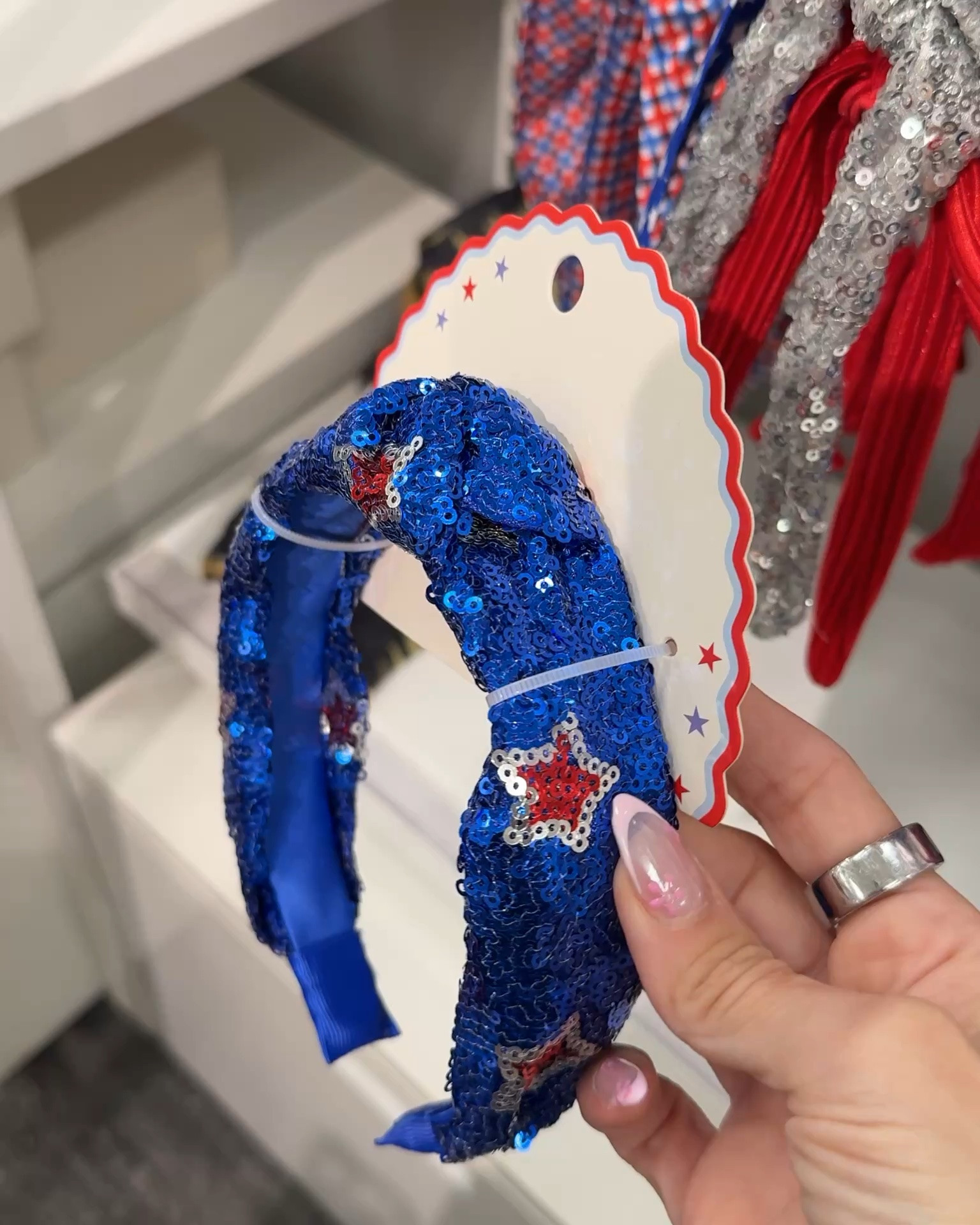 Last-minute patriotic accessories for Memorial Day weekend 🇺🇸

These would be so cute with a simple summer outfit, beach vacation outfit, BBQ look, or Fourth of July outfits later too.

Easy way to make a basic outfit feel festive without overthinking it.

Such cute patriotic accessories under $20 at @Target  🇺🇸

#LTKSeasonal #LTKootd #LTKOver40