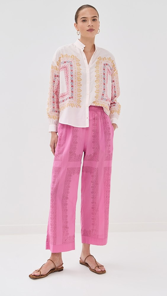 Otto Fuchsia Tile Pants | Shopbop