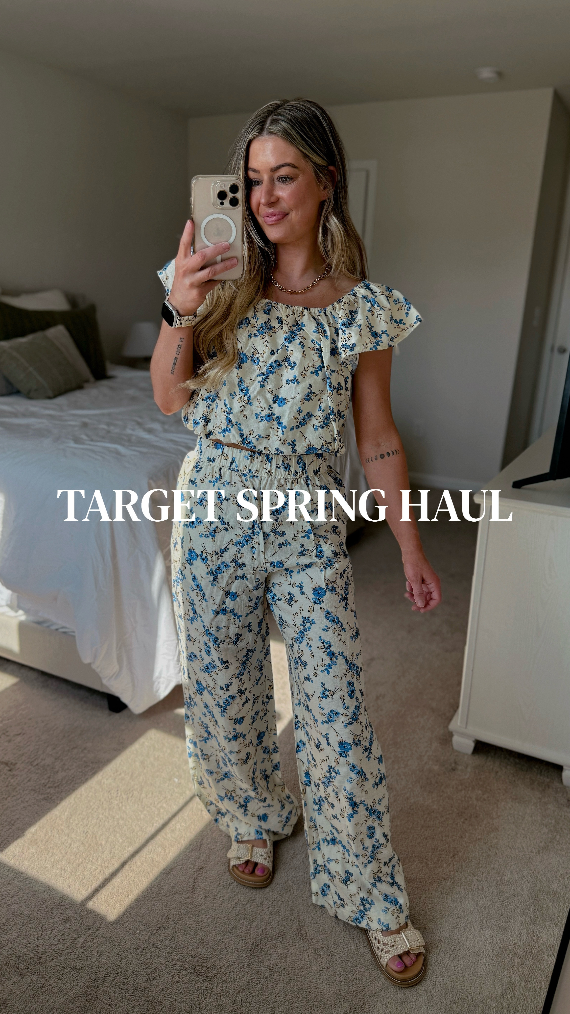 Target spring haul 🎯 these matching sets are so flipping cute! Wearing a size small in everything! I’m 5’4 130lbs pp! 

Spring haul, spring finds, target style, on sale, spring outfits, embroidered shirt, matching sets, spring fashion, spring outfit, Easter outfit

#LTKSaleAlert #LTKSeasonal #LTKU