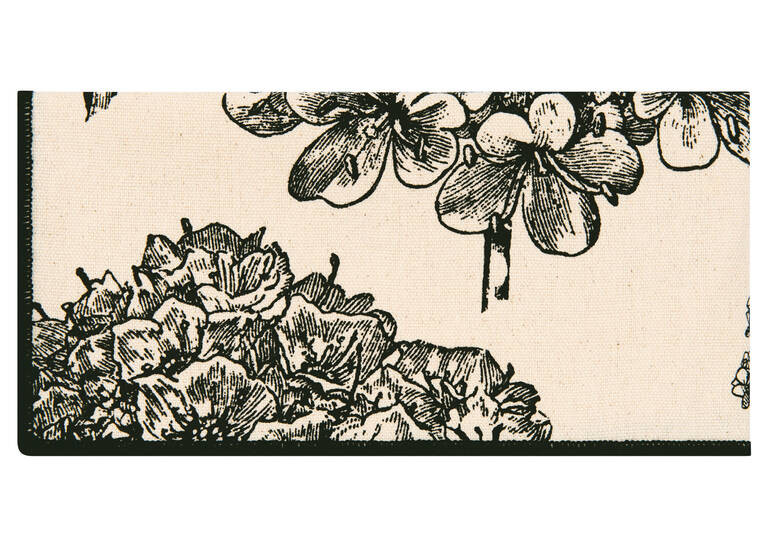 Hydrangea Napkin Set of 6 Natural/Black | Urban Barn