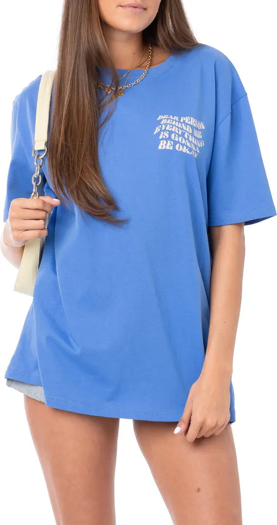 EDIKTED Dear Person Oversize Graphic Tee | Nordstrom | Nordstrom
