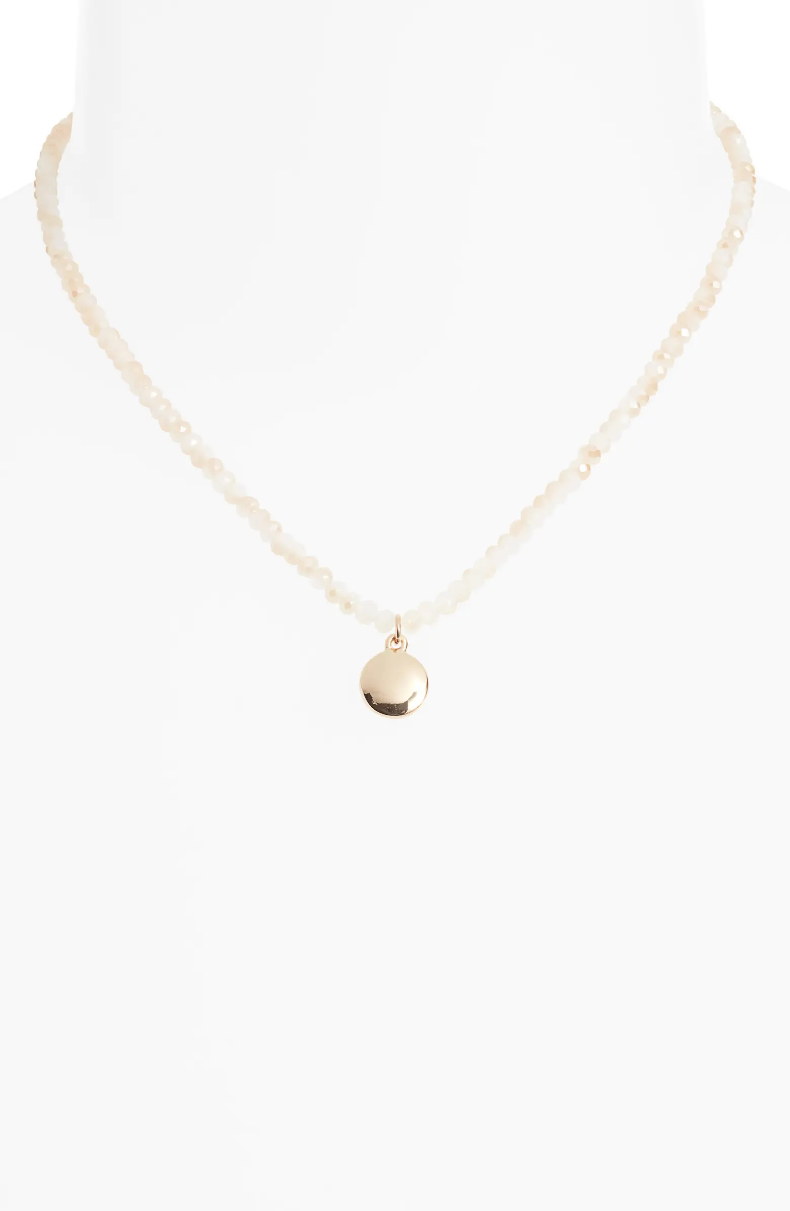 Beaded Charm Pendant Necklace | Nordstrom