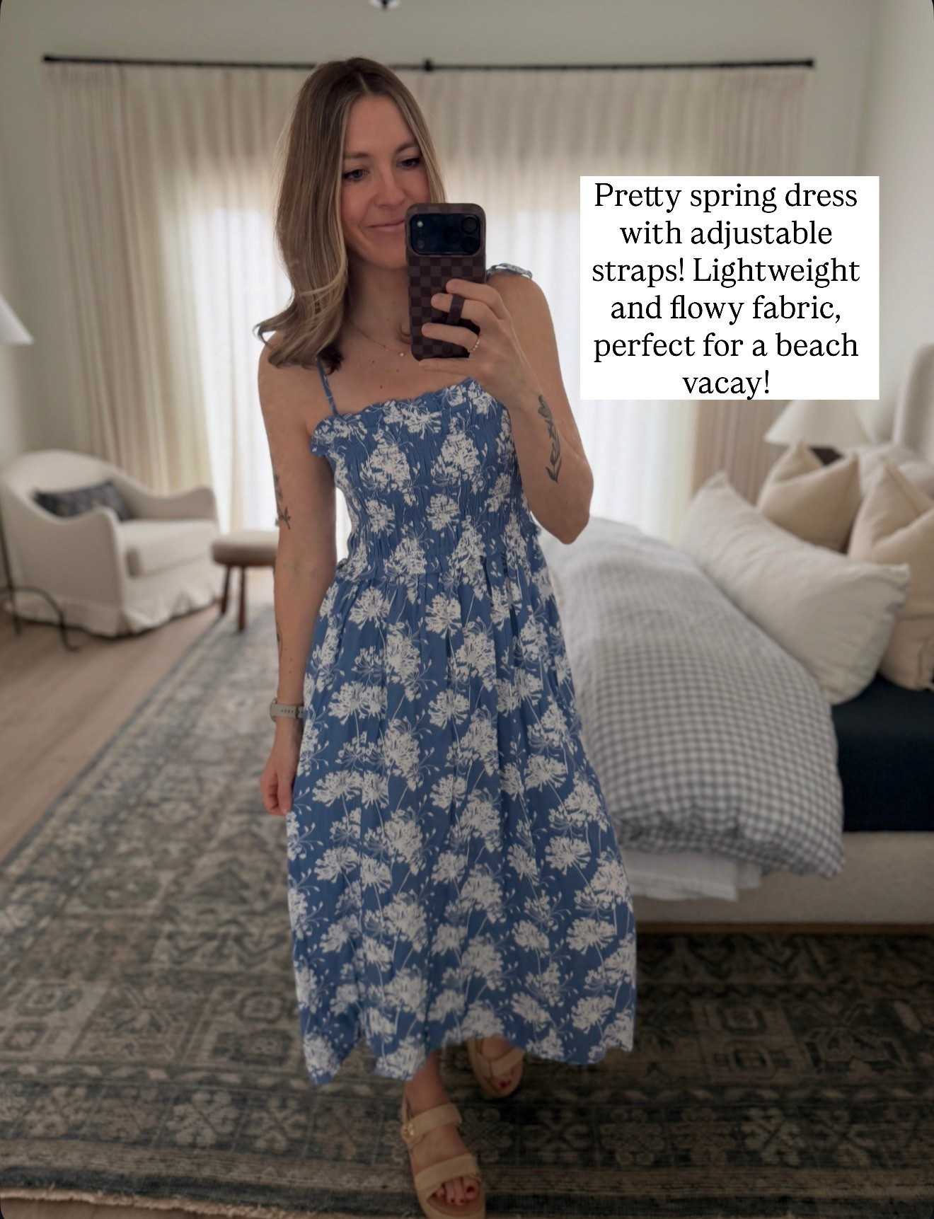 Pretty resort style dress! Lightweight and flowy fabric, plus it has pockets 😍

#LTKmomlife #LTKootd #LTKTall