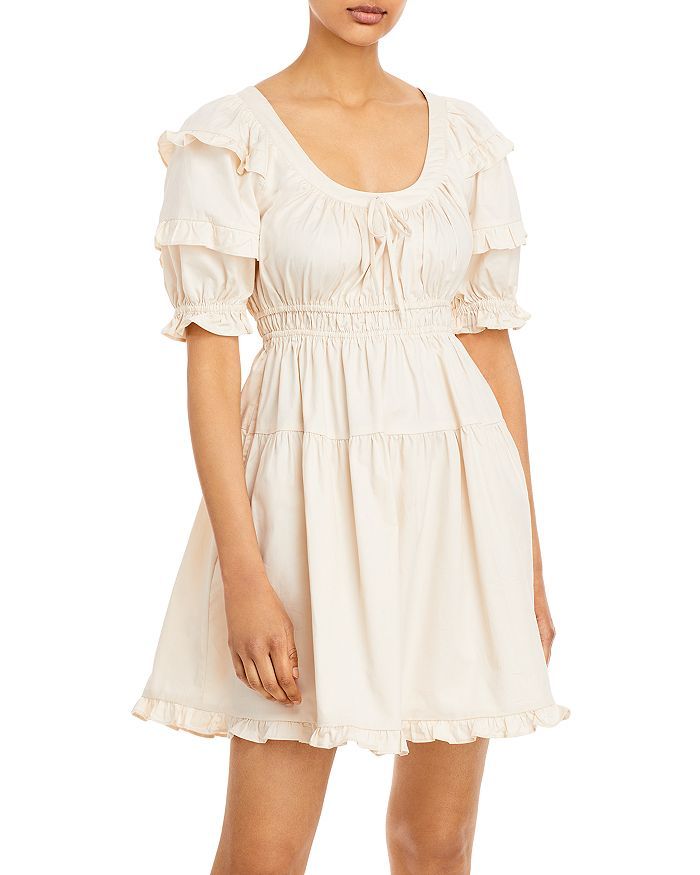 Ruffle Trim Peasant Dress | Bloomingdale's (US)