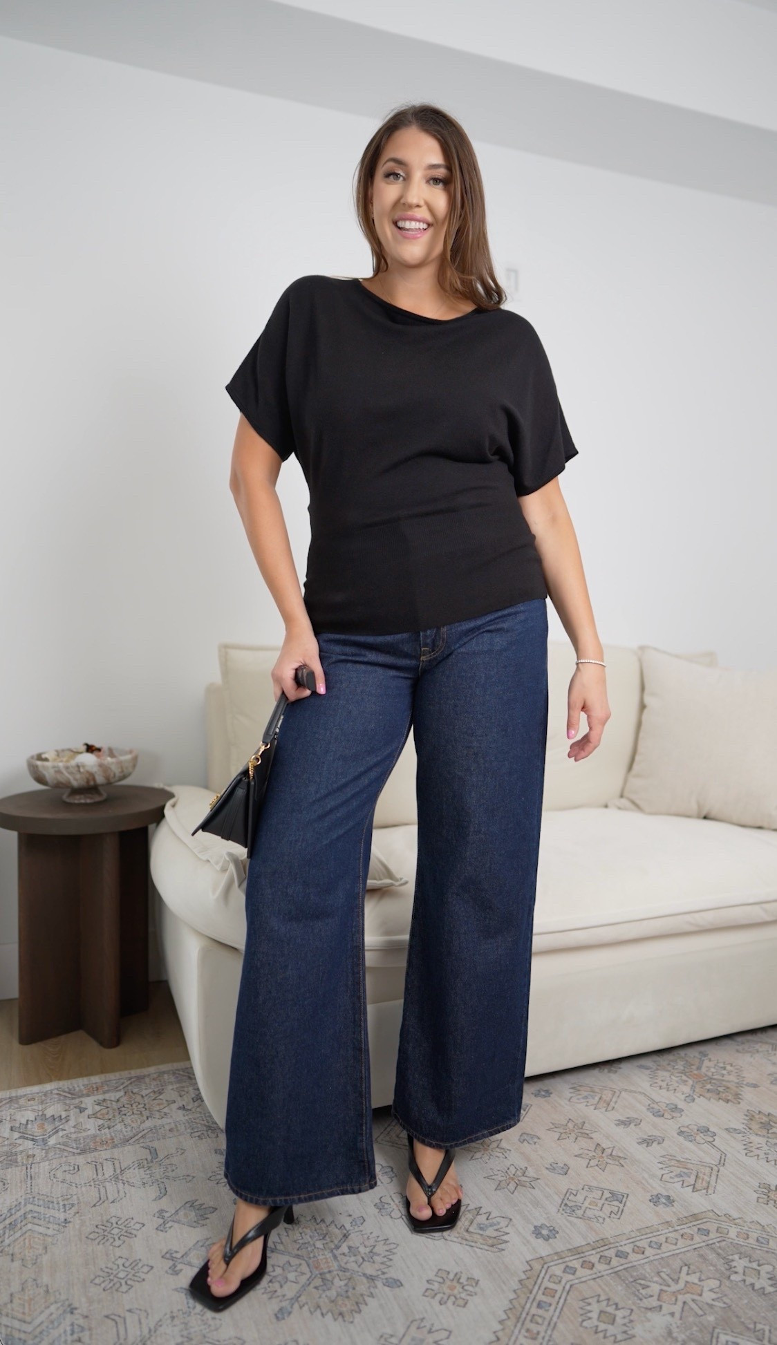 elevated everyday basics 🖤

amazon top, amazon jeans, wide leg jeans, black top outfit, everyday outfit, simple chic, neutral style

#LTKWorkwear #LTKMidsize #LTKootd