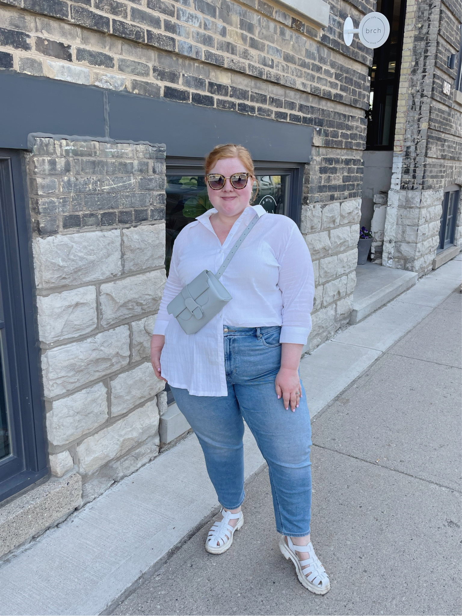 I found the perfect PLUS SIZE classic white button-up shirt! This Ulla Popken shirt does everyone a classic white button-up can, but it has a few updates: a slightly silky sheen to the fabric, some stretch for a comfortable fit, and a textured look and feel. I sized up to the 20/22 like I do in all button-up styles at Ulla Popken. A wardrobe staple!

My Aria Belt Bag is from SENREVE. Use my link www.senreve.com/WHIMSY for $50 OFF orders $300+.



#LTKstyletip #LTKcurves #LTKunder100