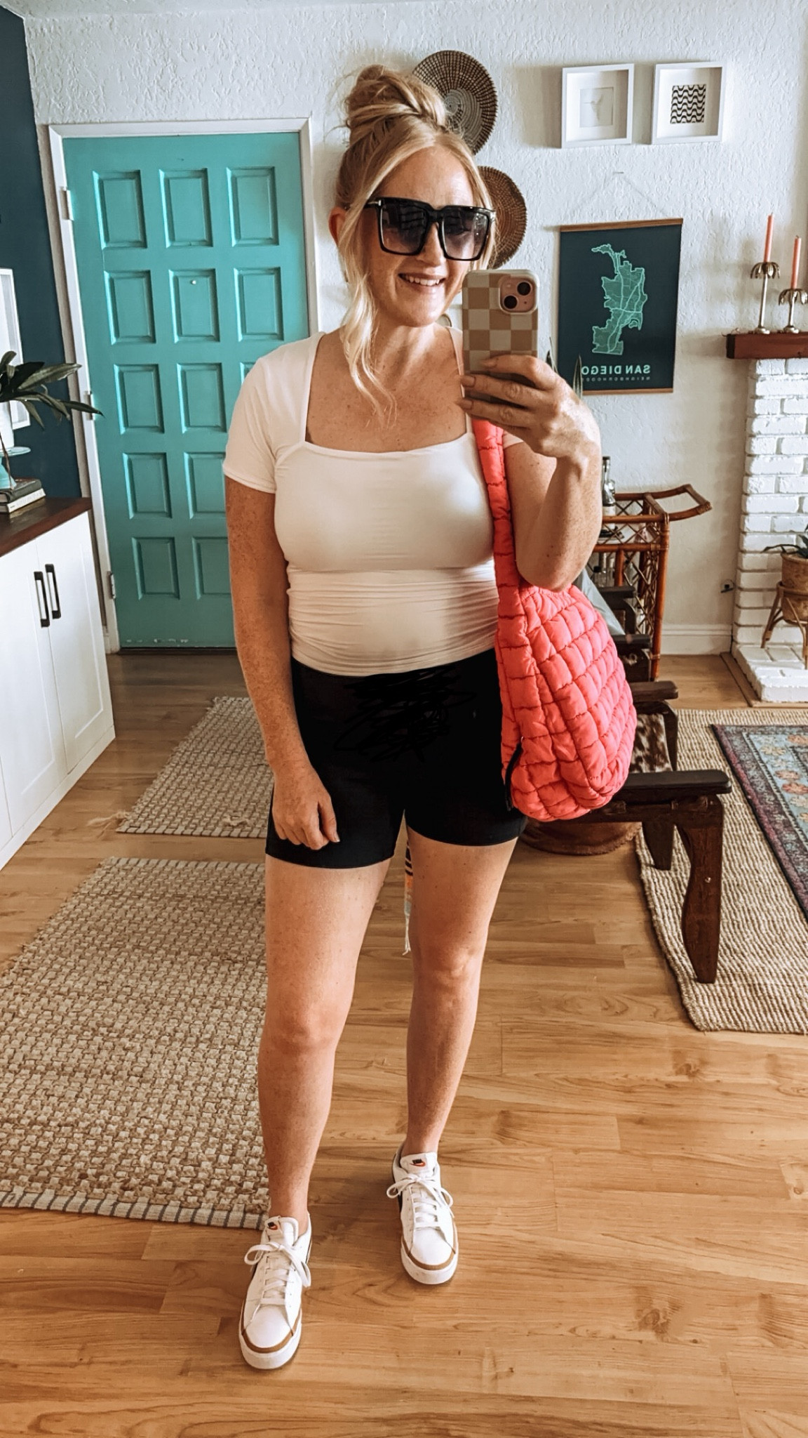 Activewear top and shorts (shorts part of dress set, see last post)! I sized up to XL on both the dress/shorts and this top 🧡

Activewear look, affordable activewear, workout set, casual outfit, yoga outfit, yoga look, mom outfit, fitness looks, casual style, ootd, casual style inspo

#LTKFitness #LTKStyleTip #LTKFindsUnder50