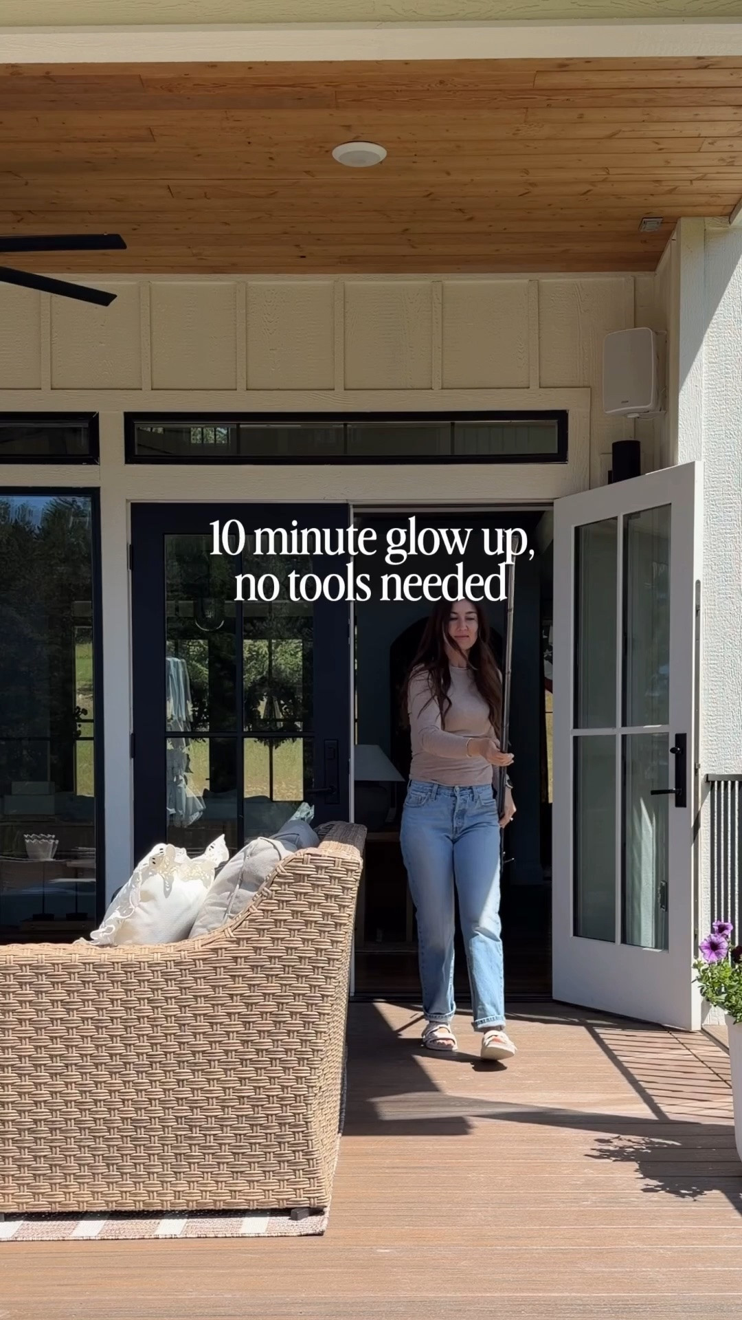 The easiest patio upgrade ✨

These bistro light poles + lights were under $65 total and made such a big impact on our deck. No tools, no drilling, and instantly so much cozier for summer nights outside 🤍

Everything is linked here!

Outdoor living, Amazon, Amazon home, planters, pots, outdoor sofa, outdoor rug, fire, pit, fire table, outdoor dining, umbrella, hosting ￼

#LTKHome #LTKSaleAlert #LTKSeasonal