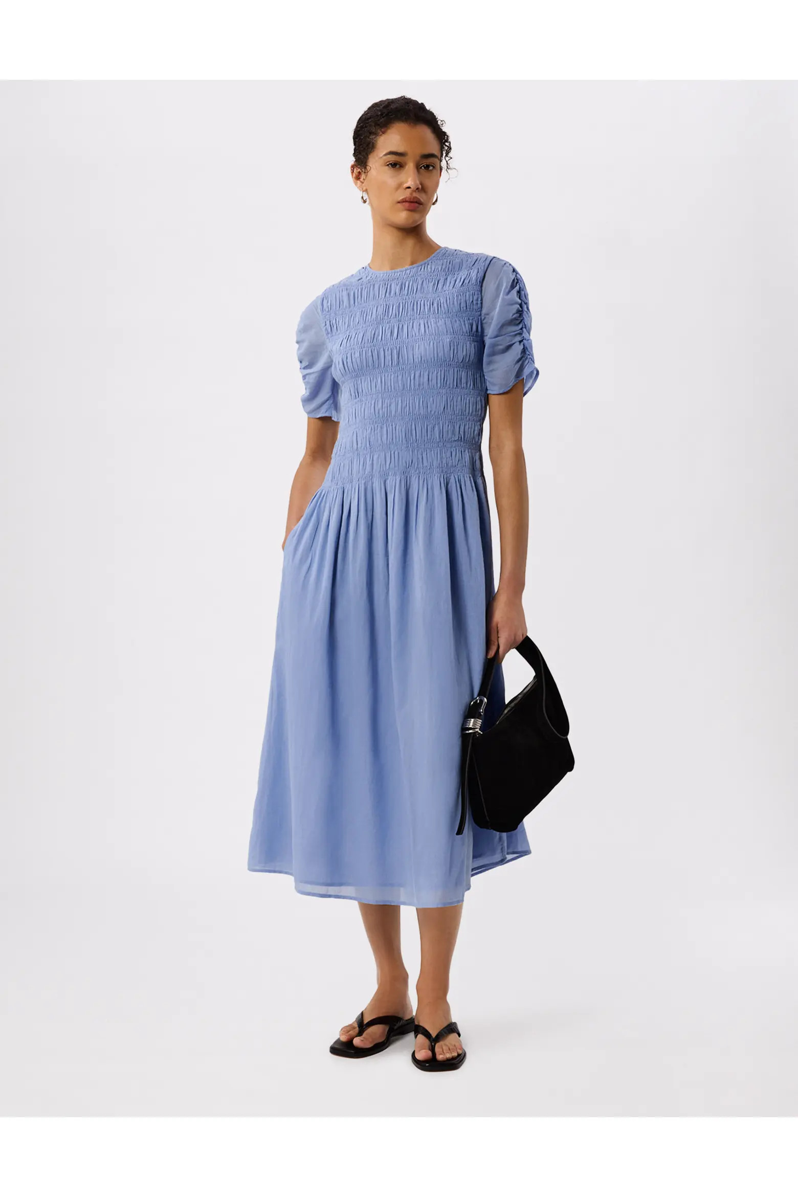 Avery Smocked Midi Dress (Women) | Nordstrom | Nordstrom