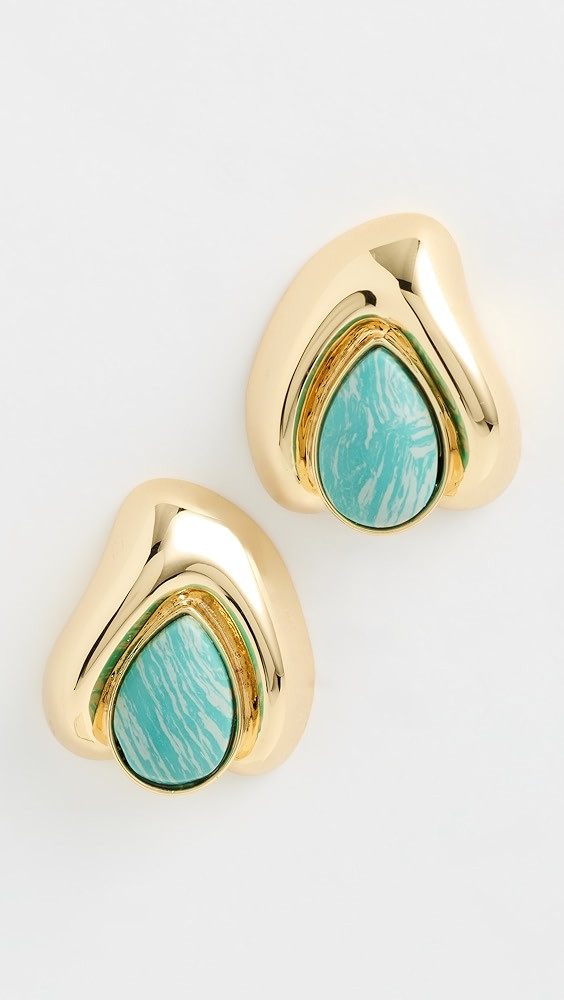 Laurel Button Earrings | Shopbop