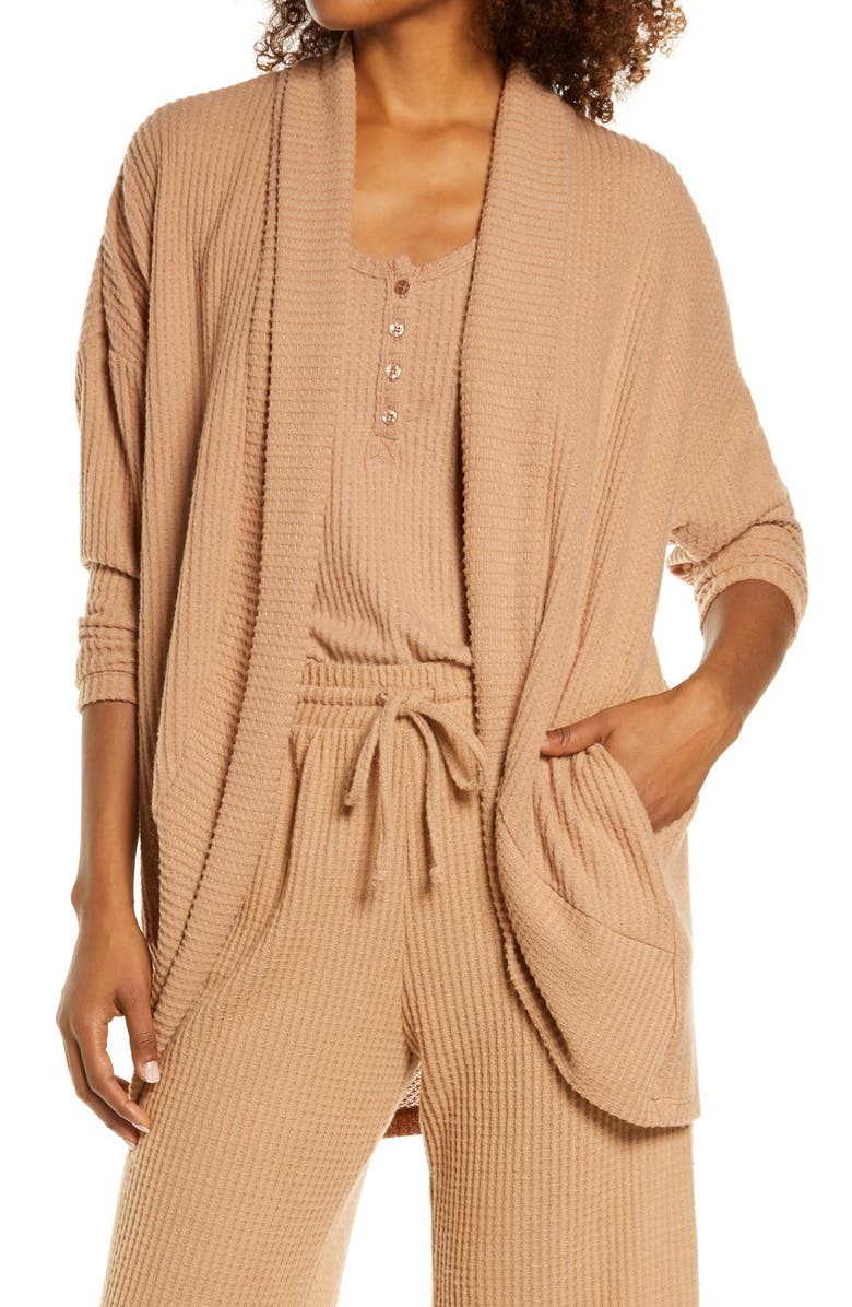 Cocoon Waffle Knit Cardigan | Nordstrom