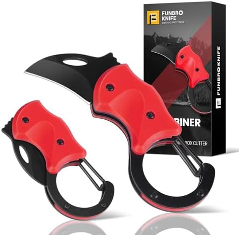 FUNBRO Cool Folding Knife Box Cutter, Small Pocket Knife for Men with 1.34 inch Sharp Blade, EDC ... | Amazon (US)
