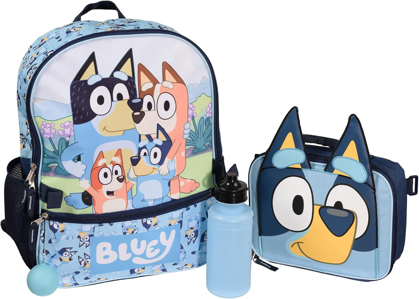 AI ACCESSORY INNOVATIONS Bluey 4 Piece Backpack Set for Pre-School Girls & Boys, Kids 16" School ... | Amazon (US)