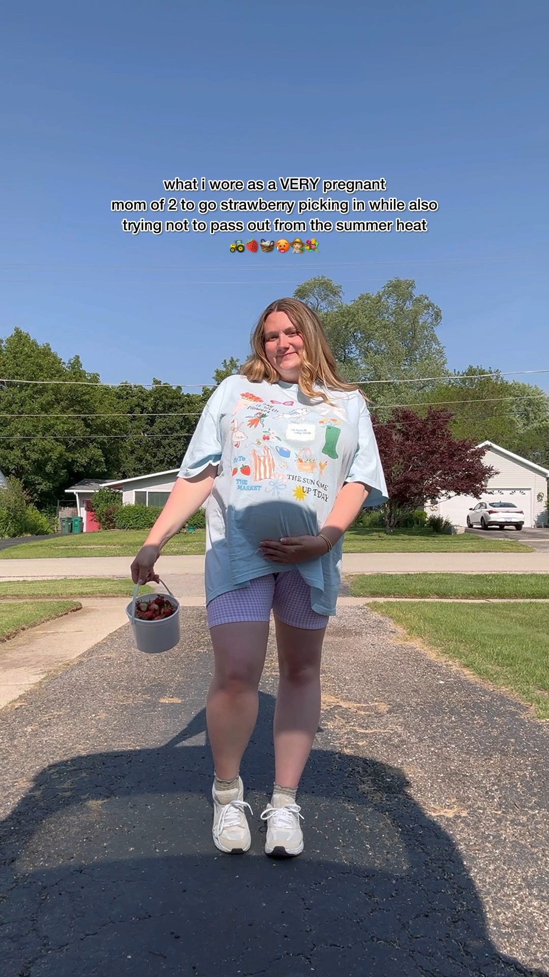 Strawberry picking bump fit 🤰🏼

Still living in my @shopkristinjones tees! Her 4th of July collection just dropped and is SO cute. Thinking about grabbing a few things 👀 My code is NATALIE10 if you wanna save some $ on your first order! 

I’ll link my entire mom outfit in my LTK if you wanna shop 🔗 The biker shorts are @amazon and super comfy! Hope you’re all having the best week friends! 

#bumpstyle #bikershorts #amazonfinds #38weekspregnant #pregnantstyle #momootd #momoutfits #easyoutfitideas #fyp 

#LTKBump #LTKMidsize #LTKSeasonal