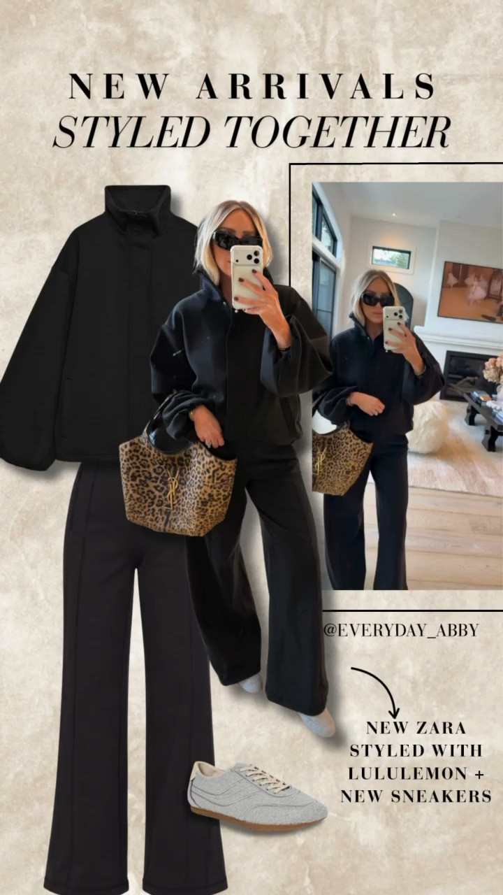 Elevated athleisure items you will reach for over and over 🖤🖤🖤