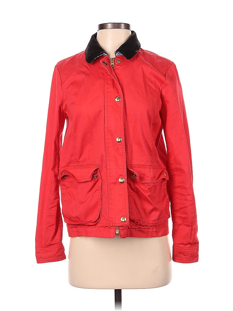 J. Crew Factory Store Jacket: Red Jackets & Outerwear - Size X-Small | ThredUp