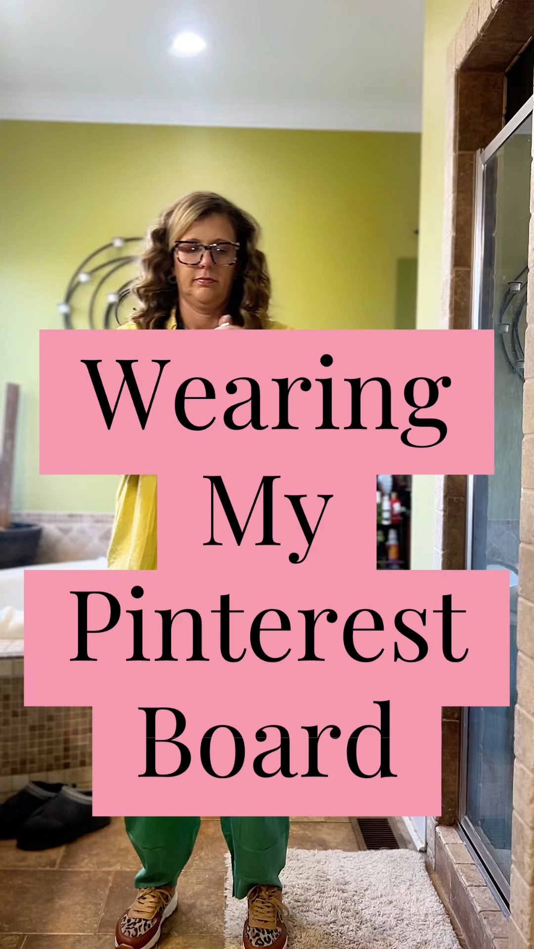 Wearing my Pinterest board with MY twist!
More color, a little pattern mixing, and I'm not mad about it at all.
This is your reminder to actually wear the outfits you save.

#LTKootd #LTKMidsize #LTKOver40