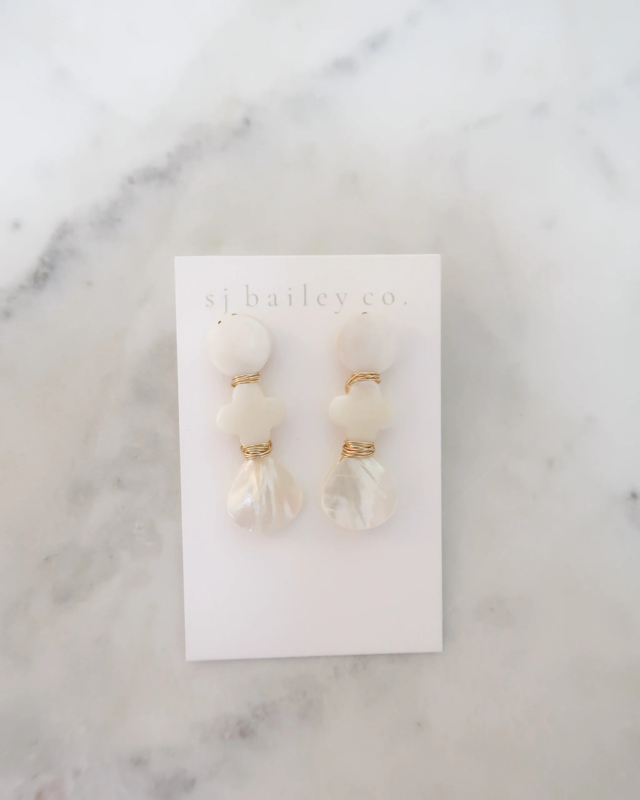 Mother of Pearl Drops | SJ Bailey Co.