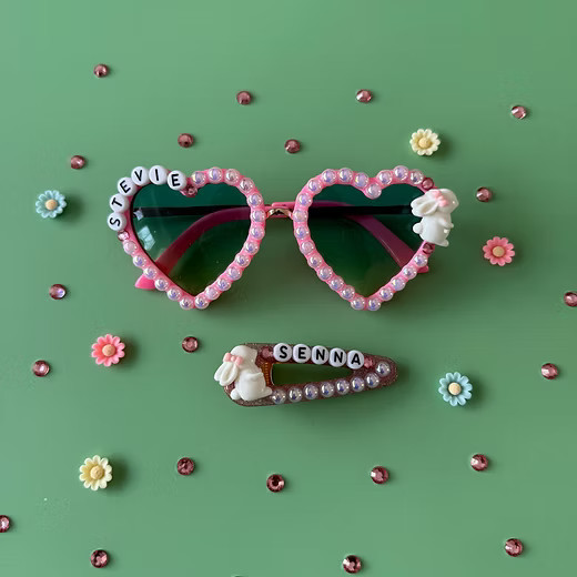Personalized Bunny Sunglasses + Clip | Strand.Up
