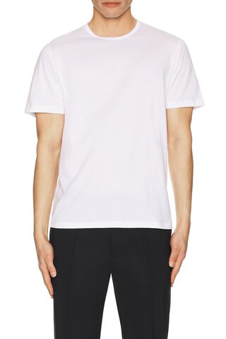 Theory Precise Cotton Tee in White from Revolve.com | Revolve Clothing (Global)