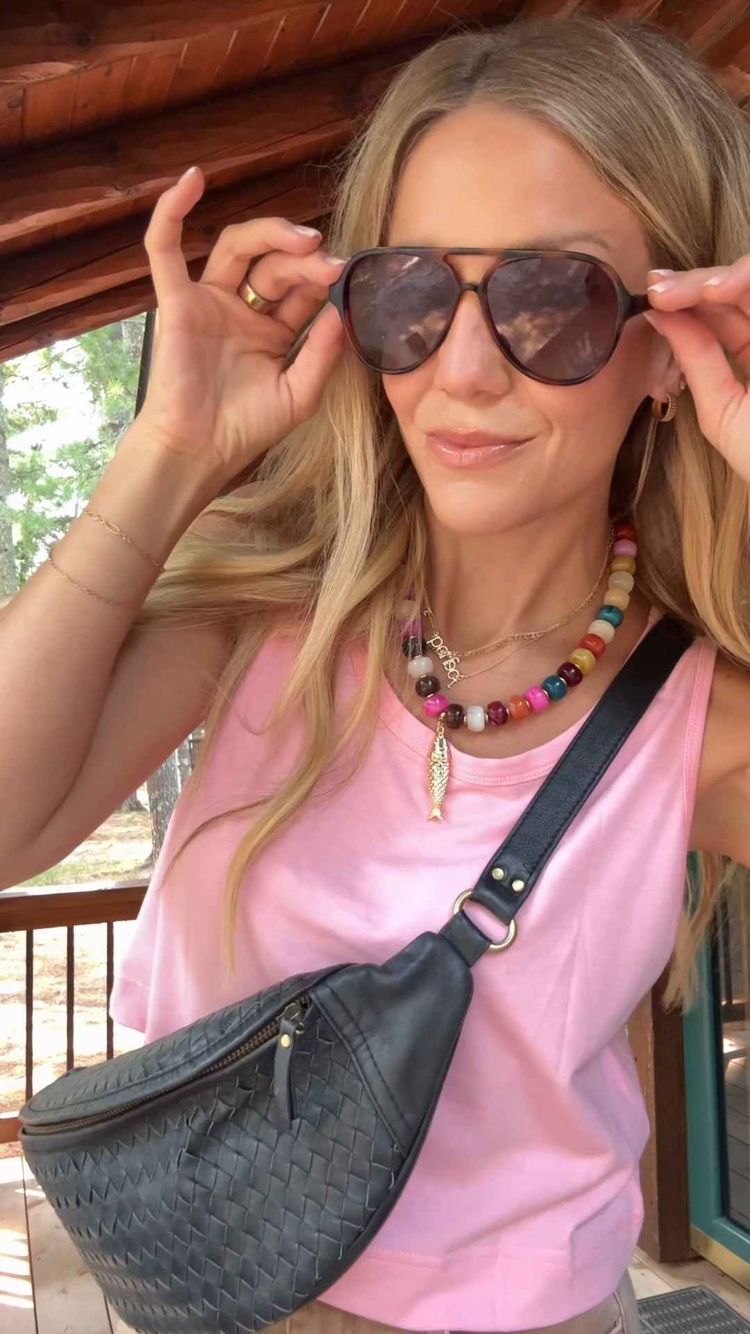 Last day on the lake GRWM feat. the internet’s favorite fish and this $9 Amazon crop tank that makes me happy. 🐟🌸

#LTKdayinmylife #LTKgrwm #LTKootd