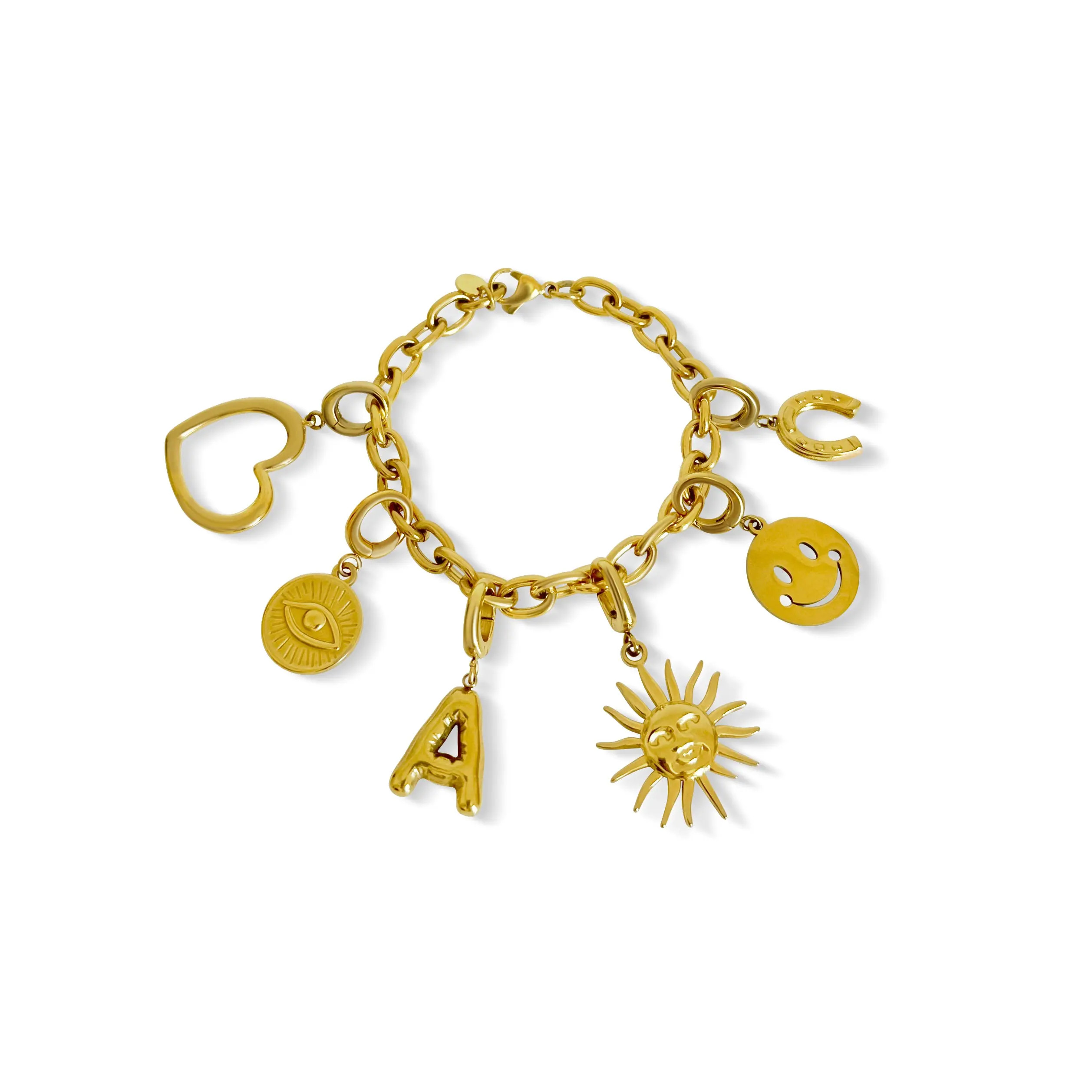 The Juliet Personalised Charm Bracelet - Anisa Sojka Accessories | Anisa Sojka