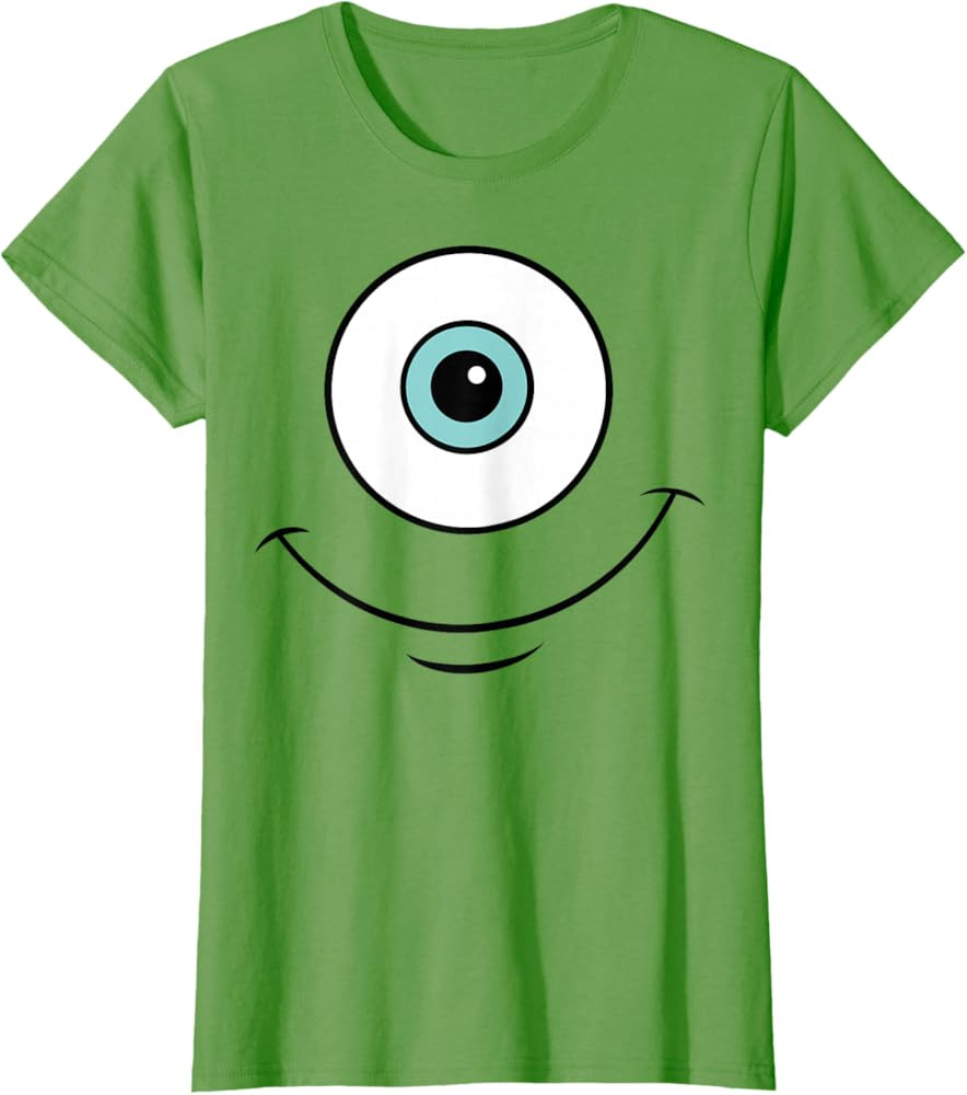 Disney Pixar Monsters, Inc. Halloween Mike Face Costume T-Shirt | Amazon (US)