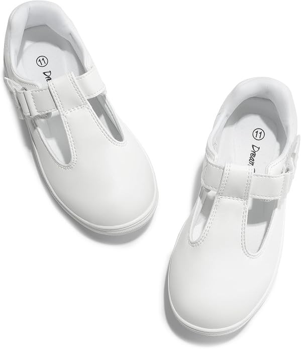 DREAM PAIRS Girls Mary Jane Shoes T-Strap Flat Sneakers for School Uniform Dress Shoes for Toddle... | Amazon (US)
