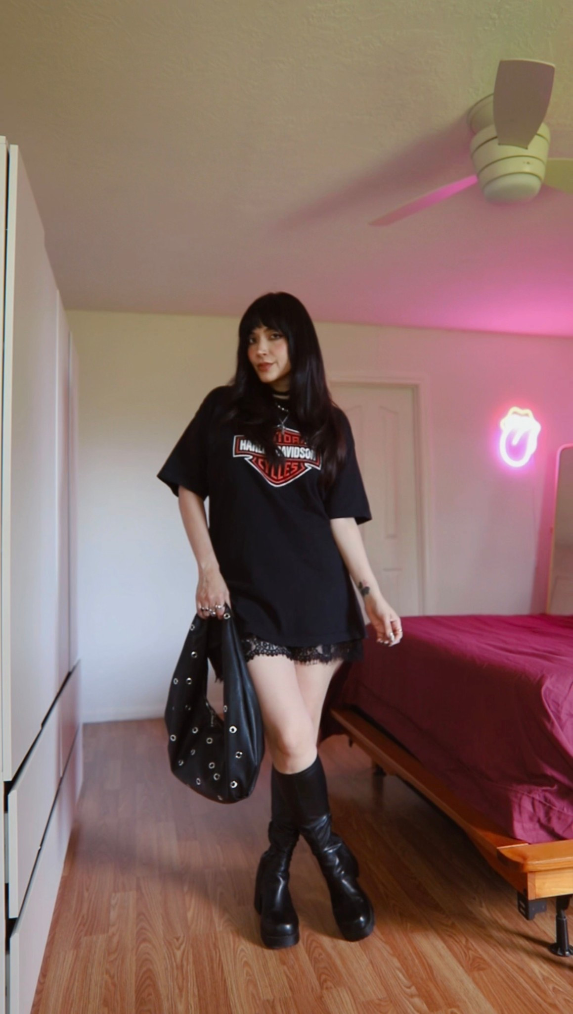 Concert outfit idea 🖤✨

#LTKootd #LTKFestival #LTKgrwm