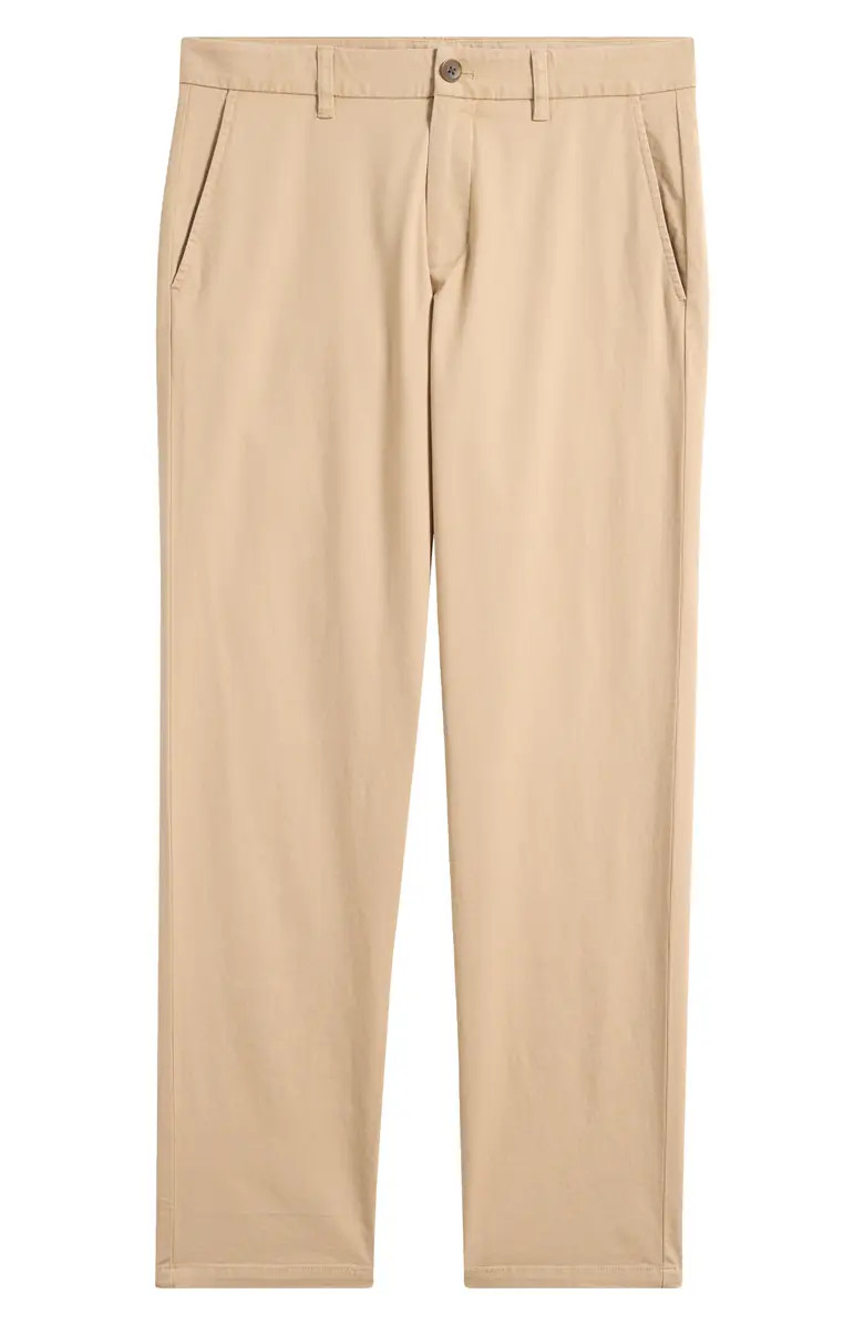 Straight Stretch Cotton Chinos | Nordstrom