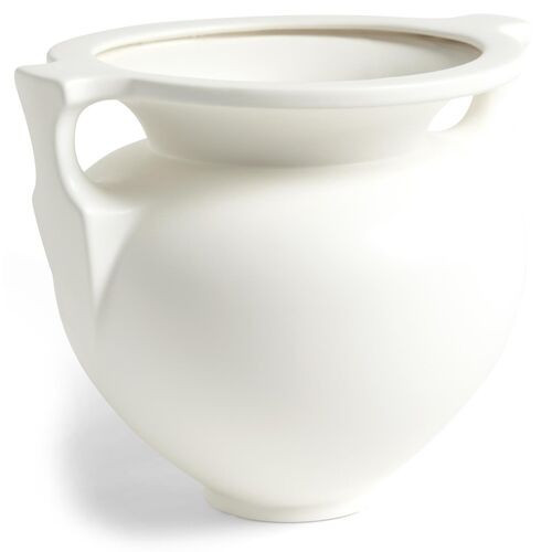 11" Grecian Amphora Vase - White - Global Views | One Kings Lane