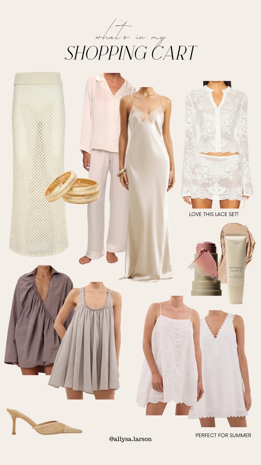 What’s in my shopping cart - loving flowy dresses and lace for summer!

#LTKootd #LTKSeasonal #LTKBeauty