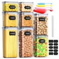 GPED 8PCS Airtight Food Storage Containers Set with Lids, BPA Free Kitchen and Pantry Organizatio... | Walmart (US)