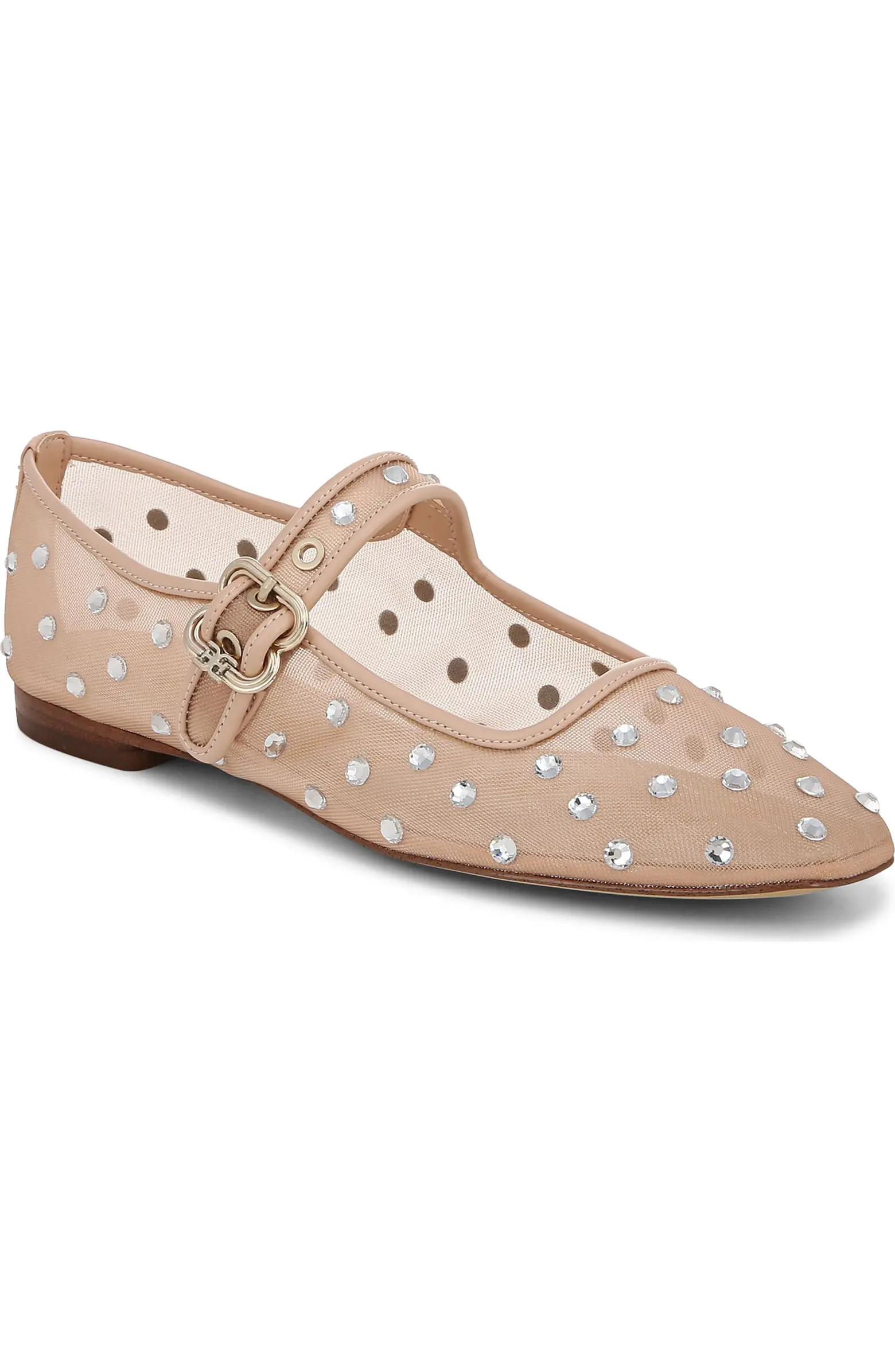 Michaela Shine Mary Jane Flat (Women) | Nordstrom