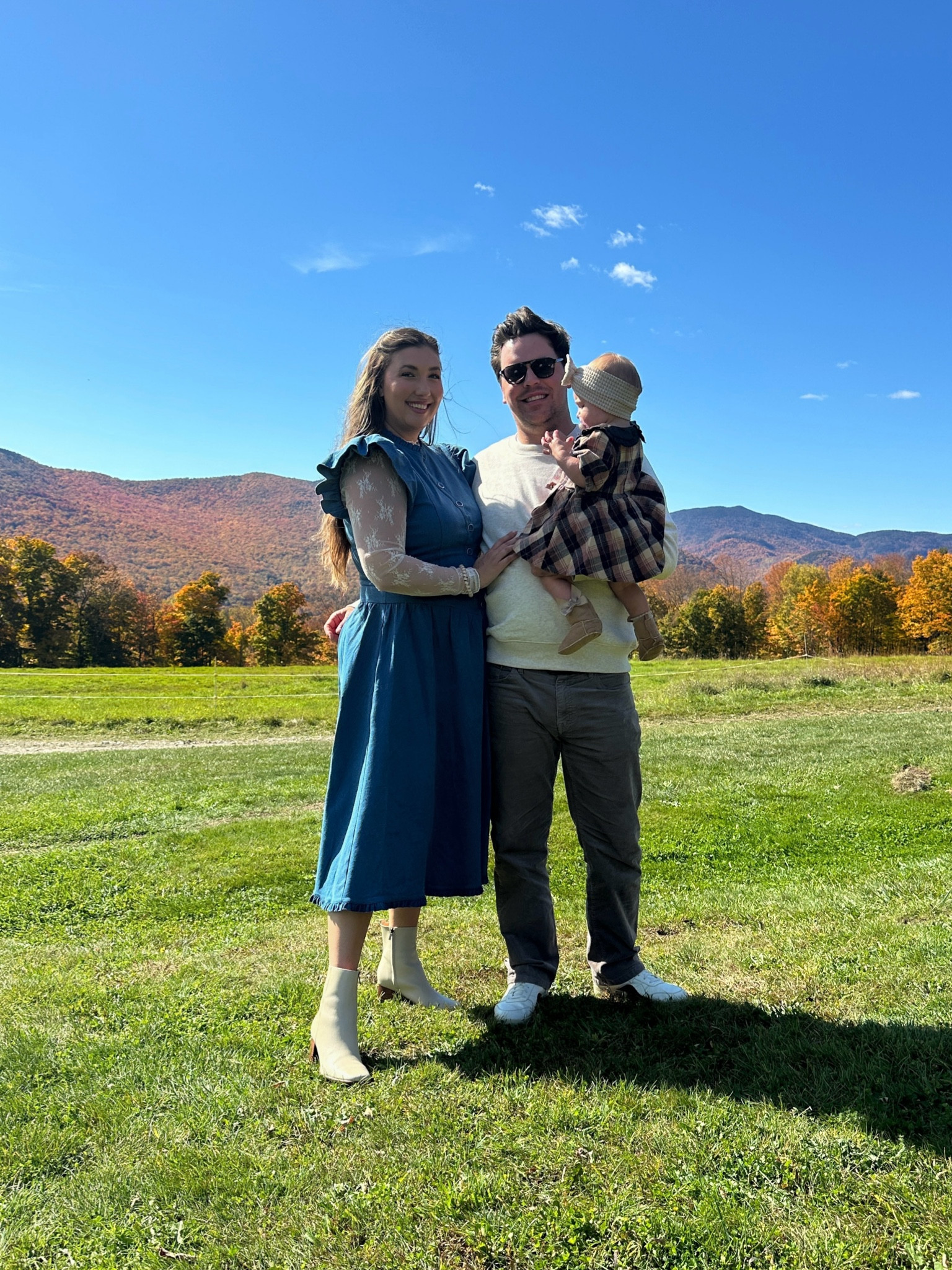 Fall family photos outfits with inclusive sizing 
Denim dress - tts 16, very comfy, little stretch
Baby girl dress
Men’s fall outfit 


#LTKSeasonal #LTKHoliday #LTKMidsize