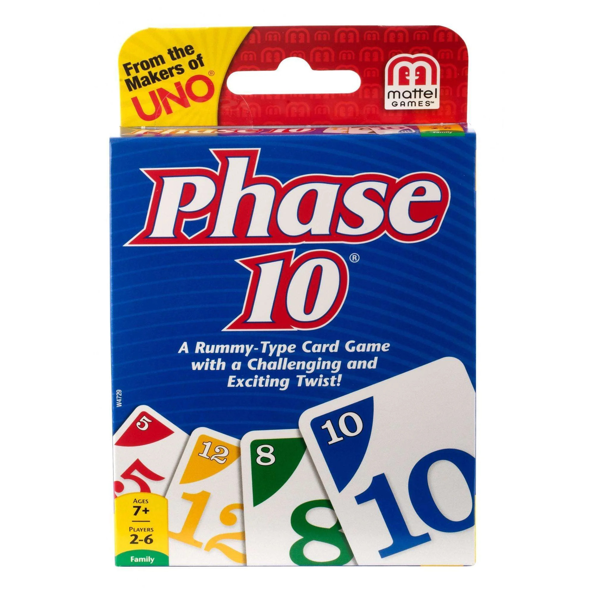 Phase 10 Challenging & Exciting Card Game for 2-6 Players Ages 7 and Up | Walmart (US)